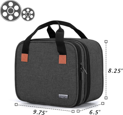 Carrying Bag Compatible with DR.J Mini Projector, Portable Case for Mini Projector and Accessories, Black